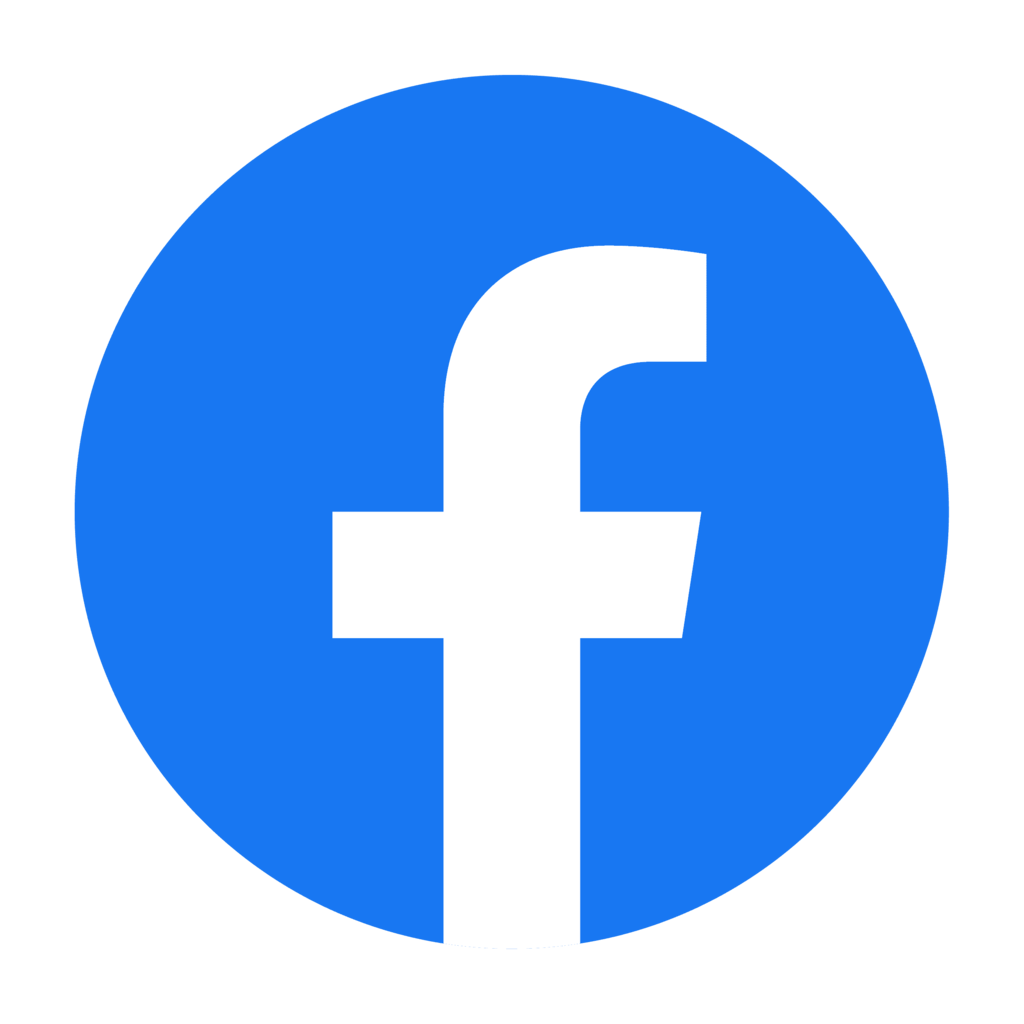 The Facebook logo, featuring a bright blue circle containing a white, lowercase F.